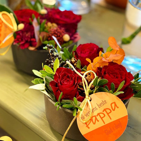 Blomstrende gaver til farsdag