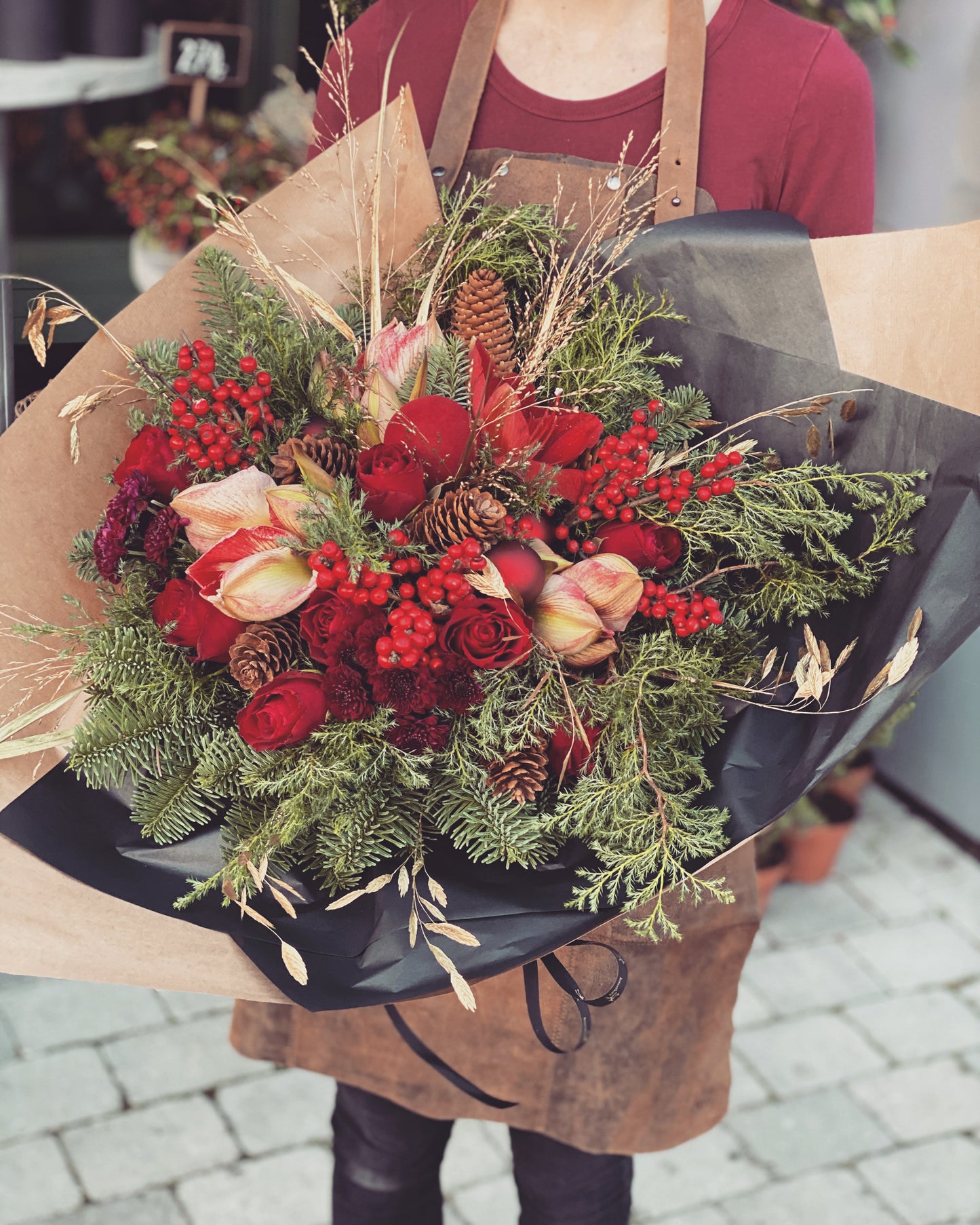 Majestetisk julebukett