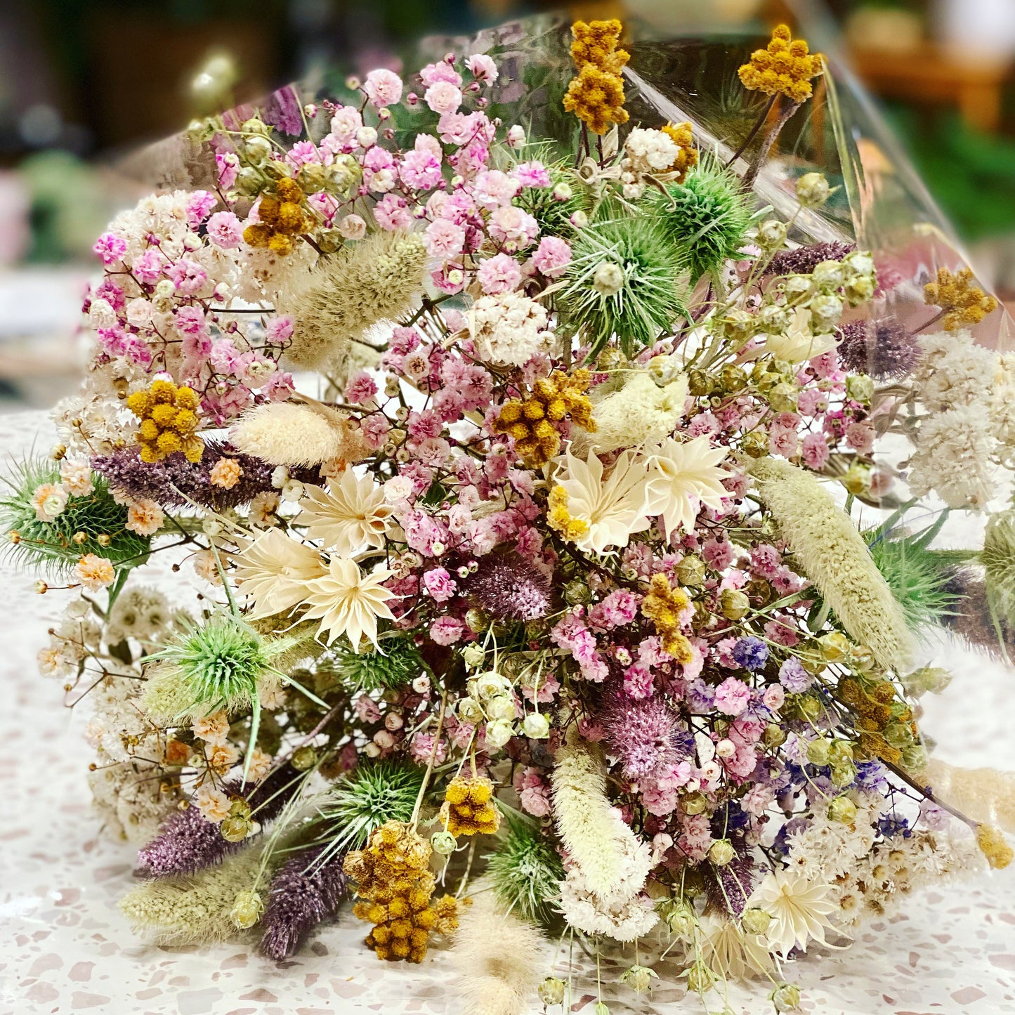 Bukett-Tørkede blomster