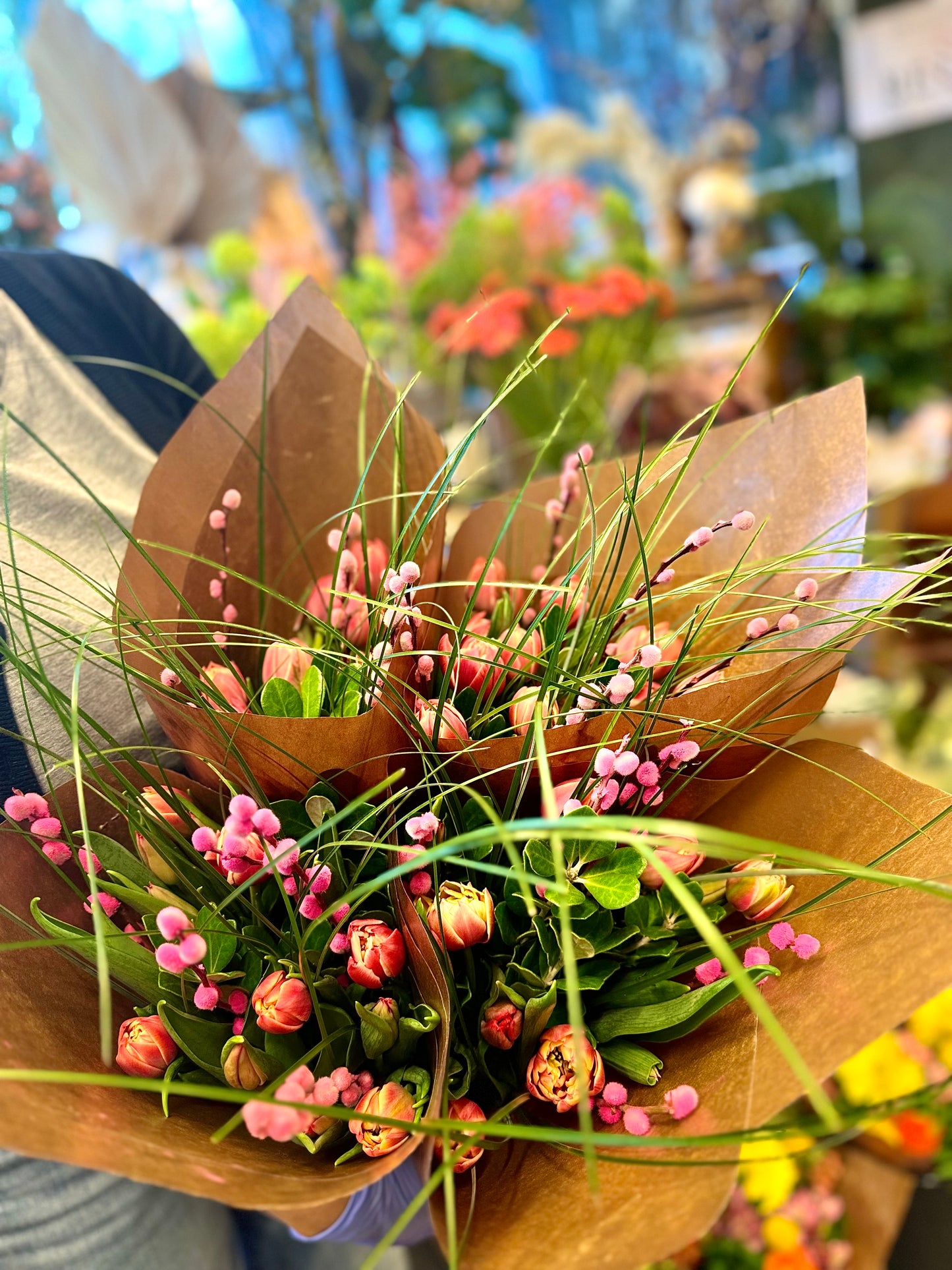 Bukett-Varm tulipanbukett