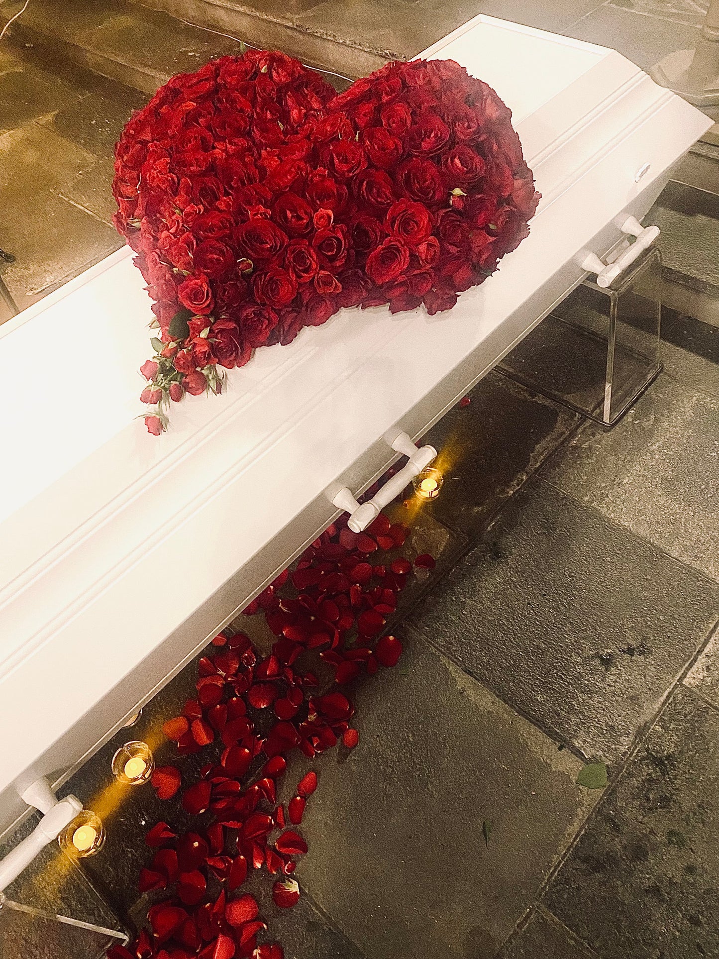 Hjerte-Dekorasjon til kiste