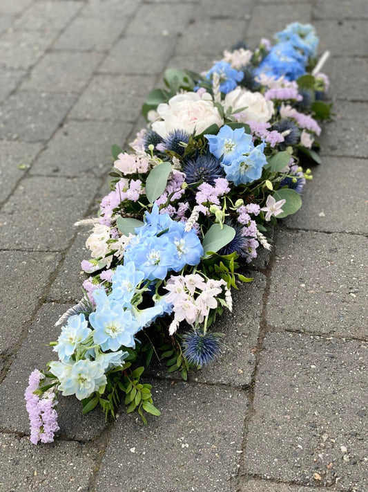 Avlang borddekorasjon-Blå