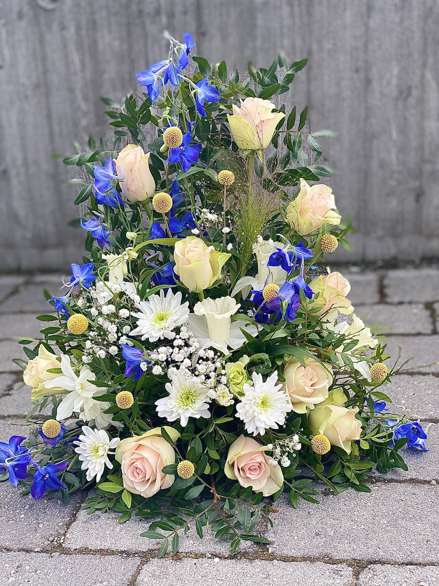 Båredekorasjon-Blå symfoni